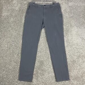 Bonobos Pants Mens 34x34 Slim Taper‎ Stretch Chino Casual Zip Pocket READ
